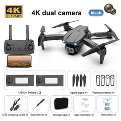 High Quality E88 E99 Mini 4K HD Camera WiFi FPV Wide-Angle HD Altitude Hold Foldable