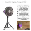 Rechargeable Mosquito Killer Fan with Lighting & Tripod Stand