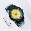 Stylish Roulette Dial Wrist Watch